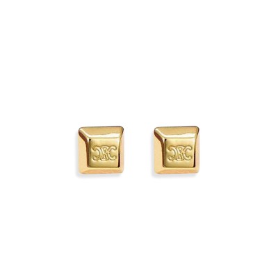 CELINE GOLD SQUARE EARRINGS CELINE GOLD SQUARE EARRINGS